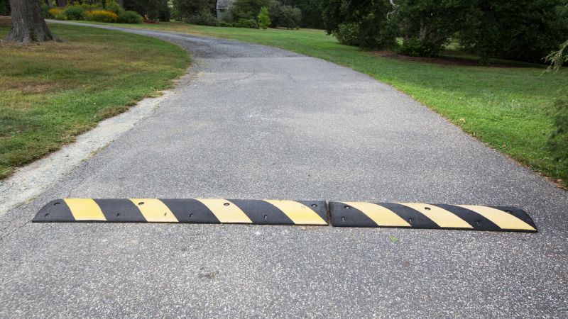 Asphalt Speed Bump Installation