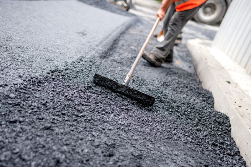 Asphalt Speed Bump Installation