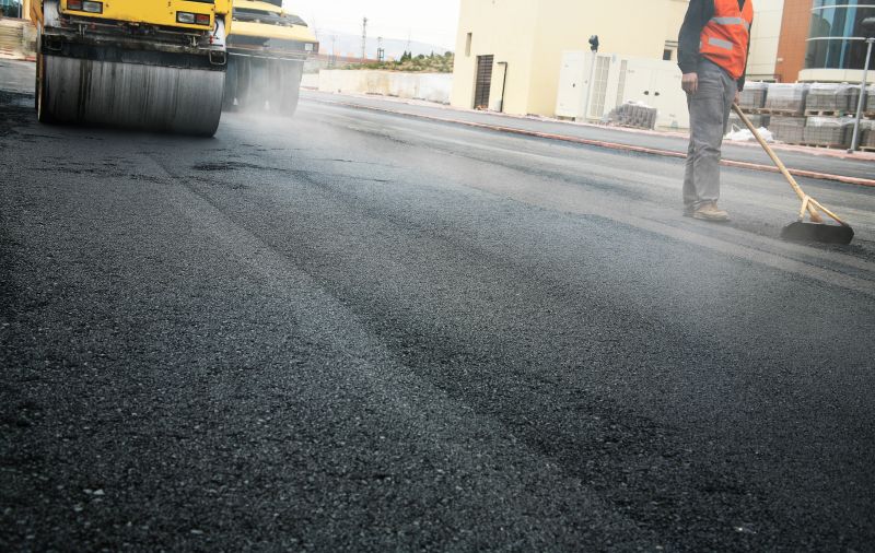 Asphalt Speed Bump Installation